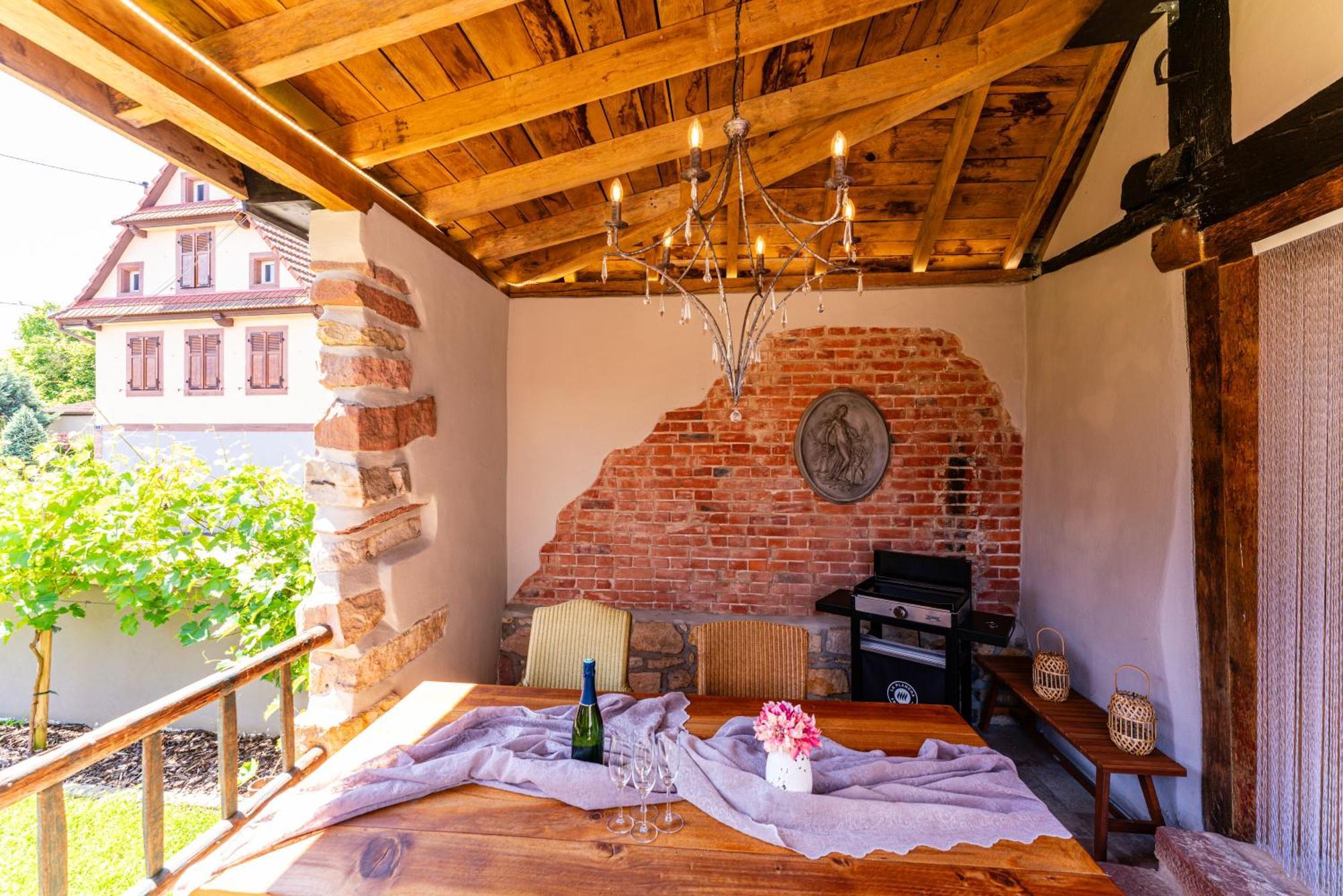 Maison 1775 Ferien Im Historischen Bauernhaus Mit Sauna, Wissembourg, Elsass Ingolsheim Exteriör bild